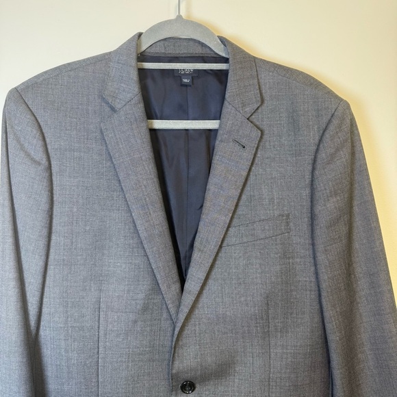 J.Crew Ludlow Tollegno 1900 Dark Gray Italian Wool Suit Jacket Size 40R NWT - Picture 4 of 12